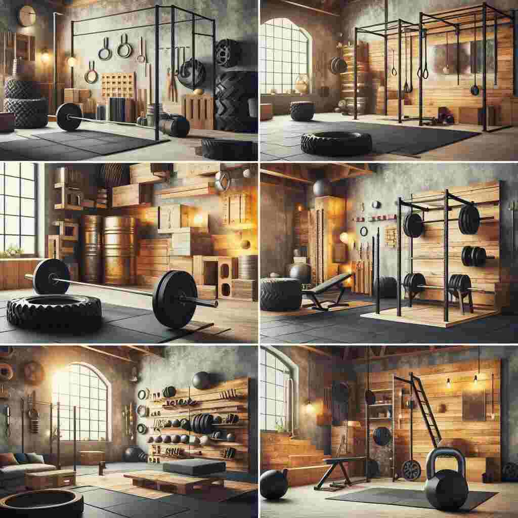 unfinished basement home gym ideas